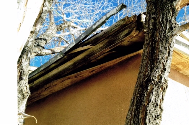 Assembly of God Church in Canoncito broken roof