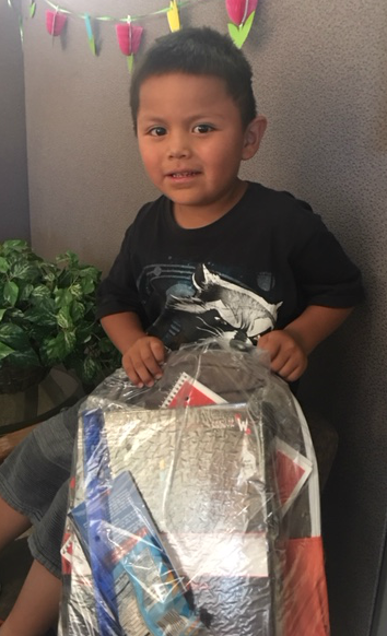 Happy boy with backpack for school 02