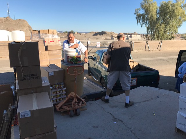 Load of supplies donated to Yuma